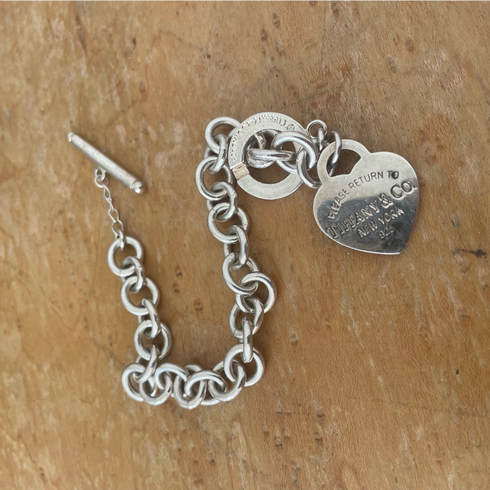 Tiffany and Co Heart Tag Chain Bracelet